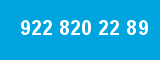 922 820 22 89